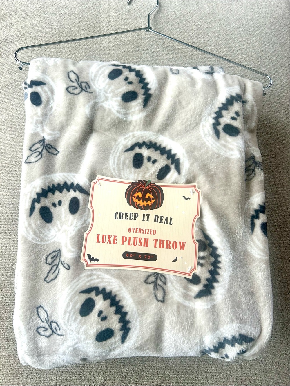 Halloween Luxe Plush Throw
